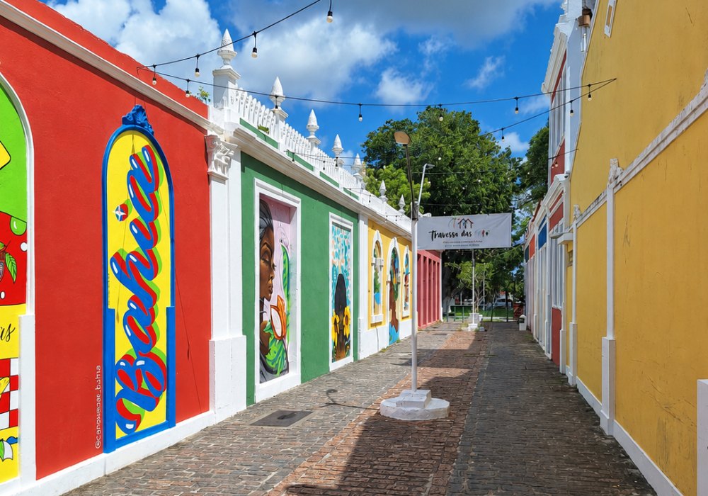 Travessa das Artes, no centro histórico de Canavieiras